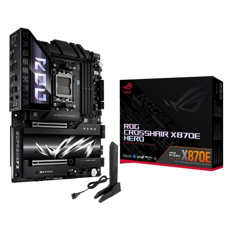 ASUS ROG CROSSHAIR X870E HERO (X870E AM5 ATX) ｜ パソコン通販の