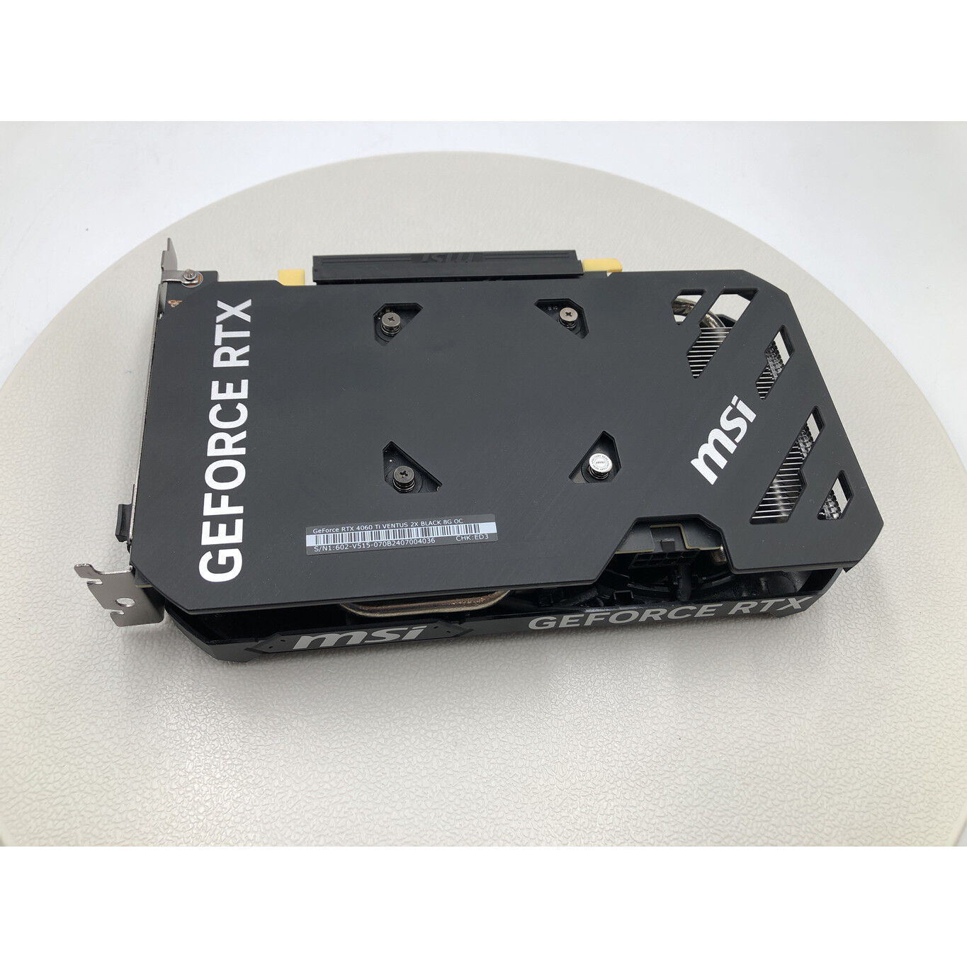 中古 MSI GeForce RTX 4060 Ti VENTUS 2X BLACK 8G OC (RTX4060Ti 8GB
