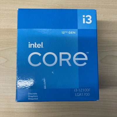 【博多店】中古  INTEL Core i3 12100F  (1700/3.3G/12M/C4/T8) 148617 