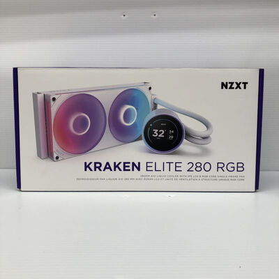 【徳島住吉店】中古  NZXT RL-KR28E-W2(KRAKEN ELITE RGB 280 WH 水) 5230000476 