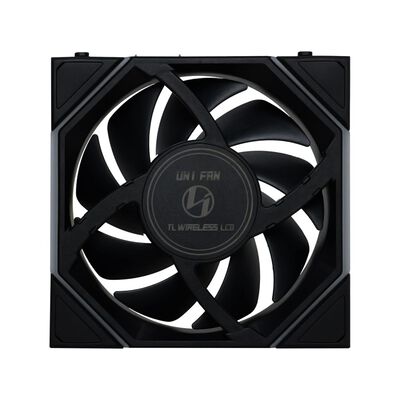 Lian-Li  UNI FAN TL 120 LCD REVERSE BLADE WIRELESS BK 3Pack UF-RS-TL120-LCD-WLS-3B (120mm ブラック 3個パック) 