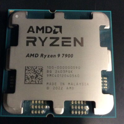 【座間相武台】中古  AMD Ryzen 9 7900 (AM5/3.7GHz/76M/C12/T24/65W) 154482 