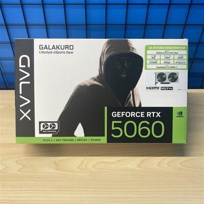 【博多店】中古  GK-RTX5060-E8GB/WHITE/DF (8GB PCI-E) 3310006121 