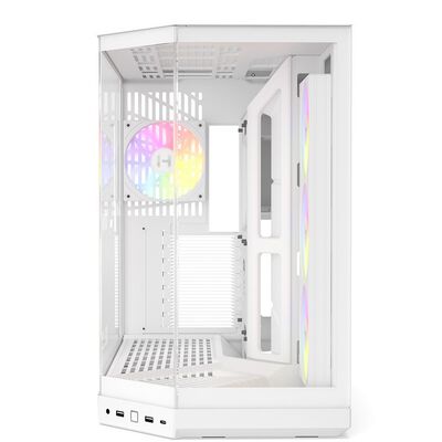 HYTE  Y50 RGB Snow White (E-ATX ガラスパネル ホワイト) 