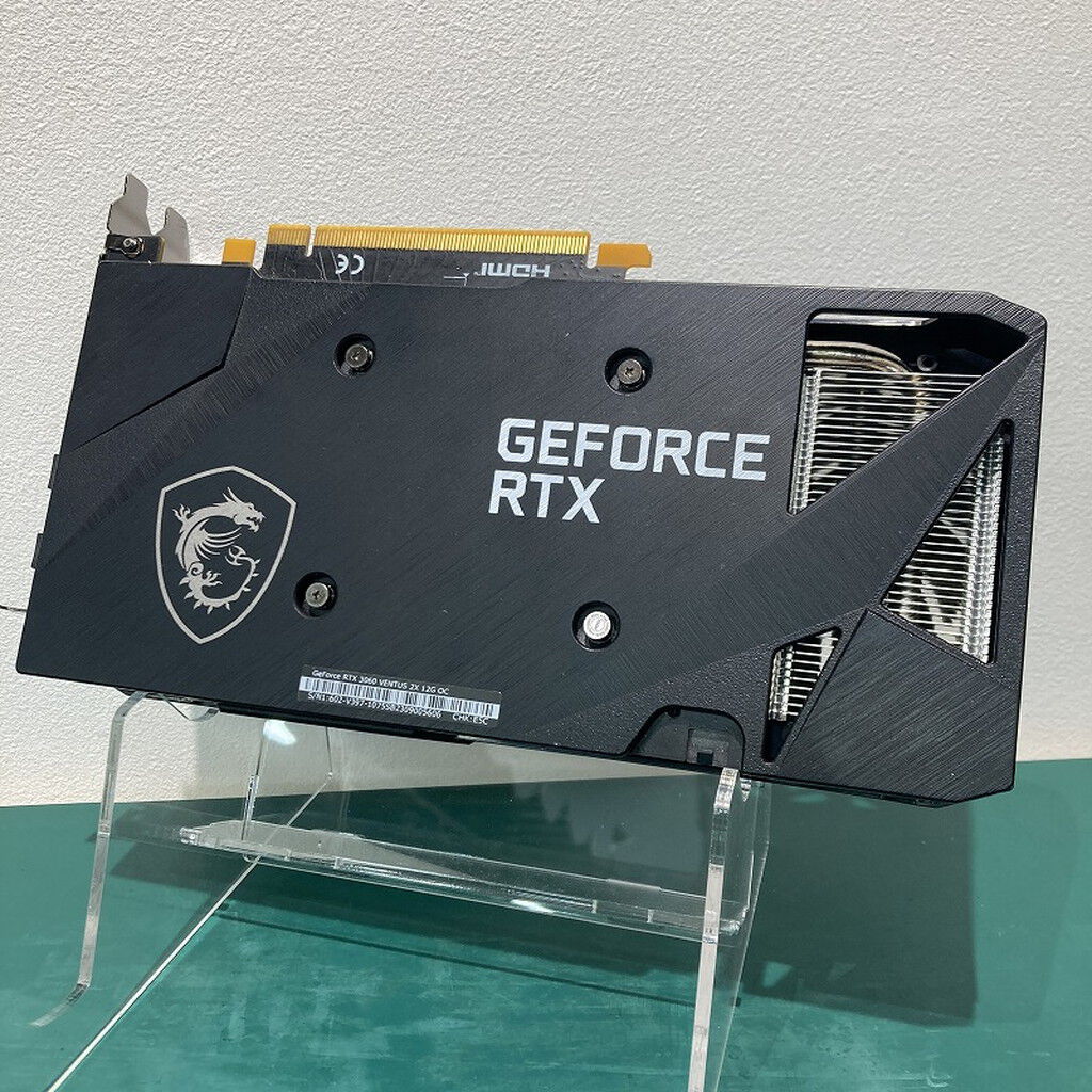 中古 MSI GeForce RTX 3060 VENTUS 2X 12G OC (RTX3060 12GB) 144777