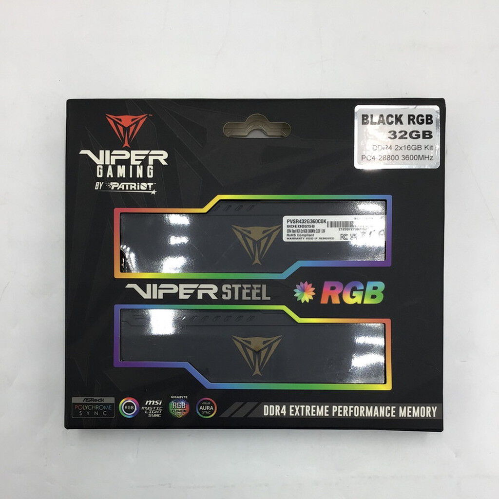 中古 16GB 2枚組(合計32GB) PC4-28800/DDR4-3600 デスクトップ用