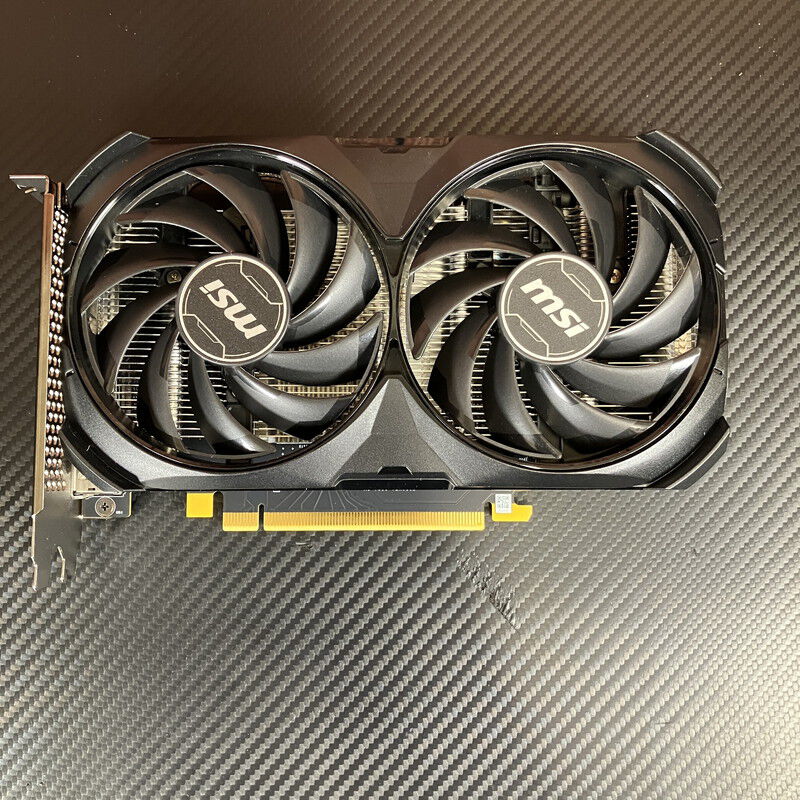 [中古] MSI GeForce RTX 4060 Ventus 2X 中古 MSI GeForce RTX 4060 Ti VENTUS 2X BLACK 8G OC(RTX4060Ti