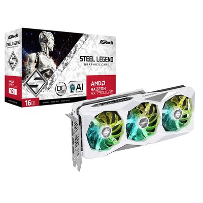 ASRock  Radeon RX 7900 GRE Steel Legend 16GB OC (RX7900GRE SL 16GO) 