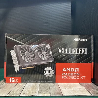 【広島店】中古  ASRock RX7800XT CL 16GO RX7800XT Challenger OC (RX7800XT 16GB) 162732 