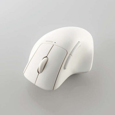 エレコム  M-SH30DBSKWH (無線抗菌静音マウス&ldquo;SHELLPHA&rdquo;チルト機能付き7ボタン ホワイト) 
