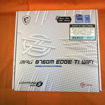 【なんば店】中古  MSI MPG B760M EDGE TI WIFI (B760 1700 mATX DDR5) 183209 