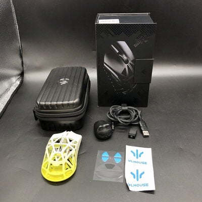 【宇都宮鶴田店】中古  WLMOUSE Beast X 8K Magnesium Gaming Mouse White&Yellow 5280001578 