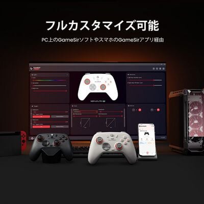 GameSir  Nova2 Lite Gray (ワイヤレス ゲームパッド グレー) 