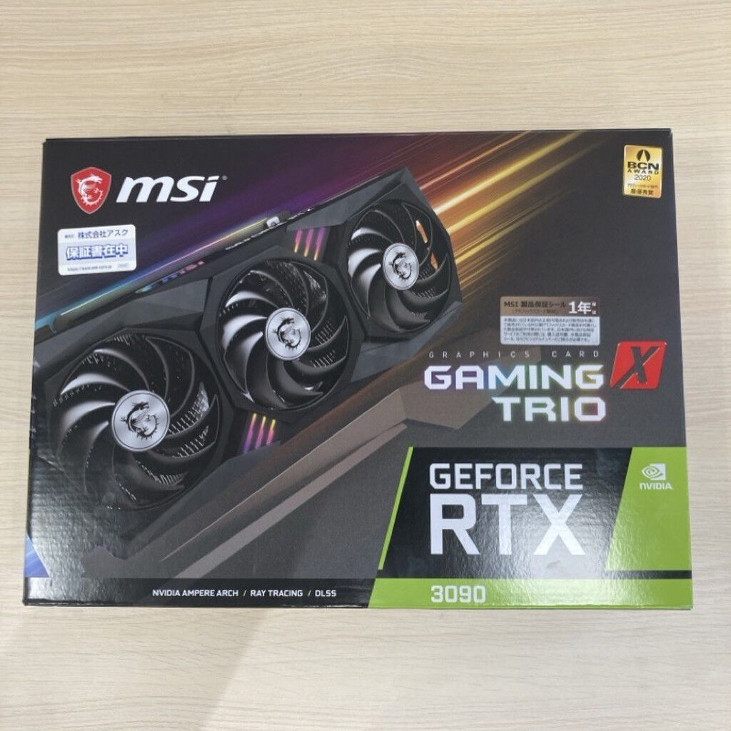 中古 MSI GeForce RTX 3090 GAMING X TRIO 24G (RTX3090 24G