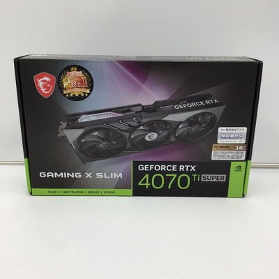 【白山FM松任店】中古  MSI　GAMING X SLIM Geforce　RTX　4070Ti　SUPER　16G 4950001357 