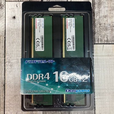 【広島店】中古  ドスパラセレクト　D4D3200-16G2A2(DDR4 PC4-25600　16GB&times;2) 3320005194 