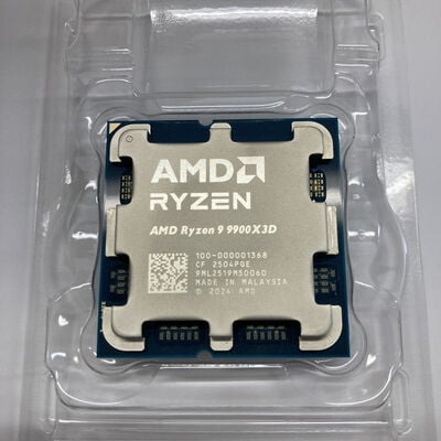 【神戸・三宮店】中古  AMD Ryzen 9 9900X3D (AM5/4.4GHz/140M/C12/T24/120W) 177128 