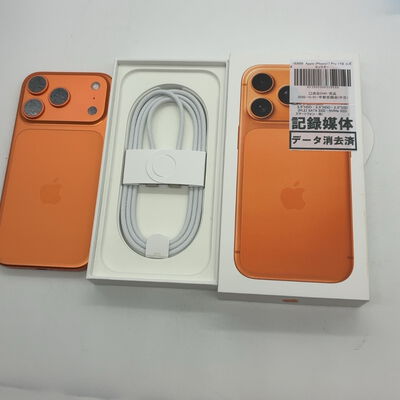 【宇都宮鶴田店】中古  Apple iPhone17 Pro 1TB コズミックオレンジ 【国内版SIMフリー】 MG8E4J/A 183000 