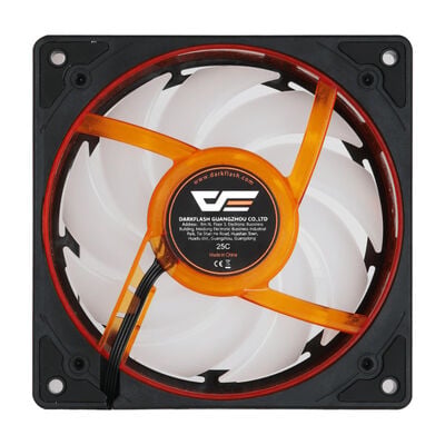 darkFlash  DE8R DF-DE8R-B-HQ1 (120mm ブラック ARGB リバースファン) 