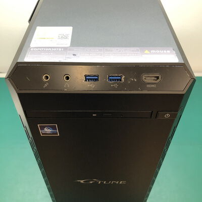 【津ラッツ店】中古  マウスコンピューター G-Tune (Core i7-10700/16GB/SSD512GB/RTX3070/W10H) 180292 