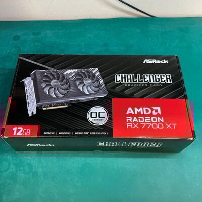 【静岡東瀬名店】中古  ASRock RX7700XT CL 12GO RX7700XT Challenger OC (RX7700XT 12G) 162739 