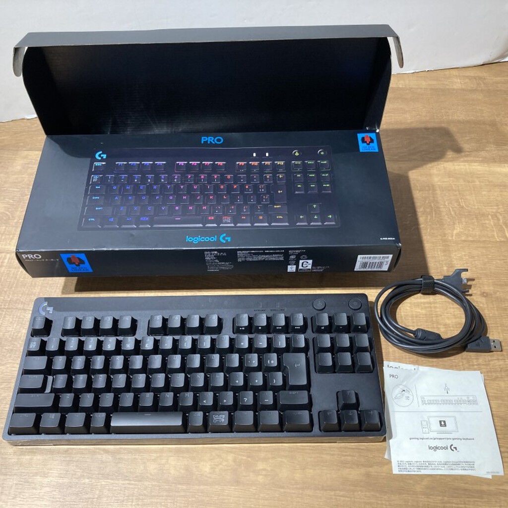 中古 Logicool G-PKB-002LN (有線 ｹﾞｰﾐﾝｸﾞｷｰﾎﾞｰﾄﾞ) 158800 （376932