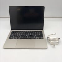 中古  Apple MacBook Air 13インチ 2022 (M2 8CPU 8GPU/8GB/256GB) スターライト MLY13J/A 5160000670 