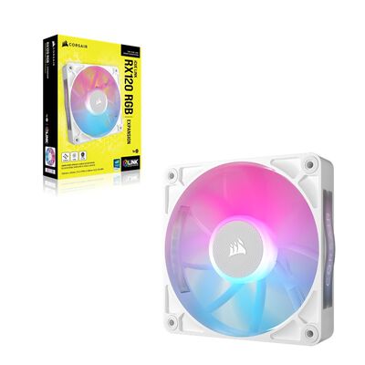 Corsair  iCUE LINK RX120 RGB White Expansion Fan CO-9051021-WW (ホワイト) 