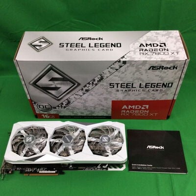 【川崎店】中古  ASRock RX7800XT SL 16GO RX7800XT Steel Legend OC (RX7800XT 16GB) 162734 