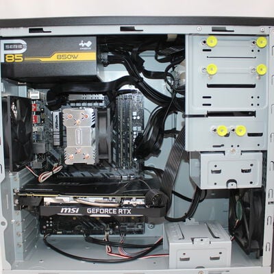 【通販センター】中古  インバースネット FRONTIER(Intel Core i7 10700F/16GB DDR4 (PC4)/SSD1TB/DVDマルチ/NVIDIA GeForce RTX 2070 SUPER 8GB/W11H64 MAR) 194199 