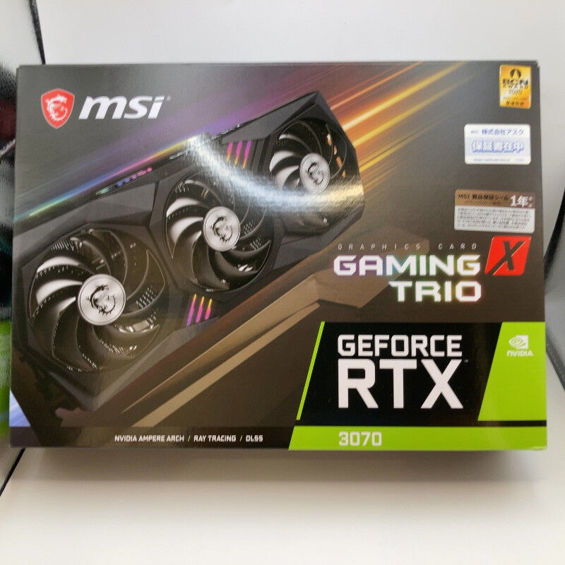 中古 MSI GeForce RTX 3070 GAMING X TRIO (RTX3070 8G) 143901