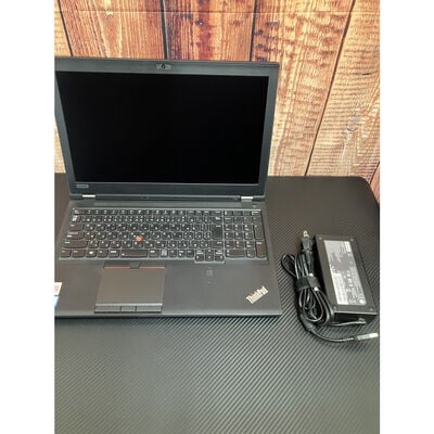 【富士青葉店】中古  Lenovo ThinkPad P52　20MAS12700 (Core i7 8750H/16GB/SSD512GB/-/NVIDIA Quadro P1000 4GB/15.6ｲﾝﾁ/1920x1080/Wi-Fi/WEBCAM/W11H64) 176658 