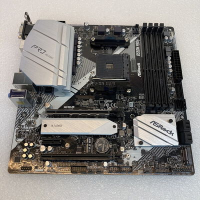 【京都店】中古  ASRock B550M Pro4 (B550 AM4 mATX DDR4) 142938 