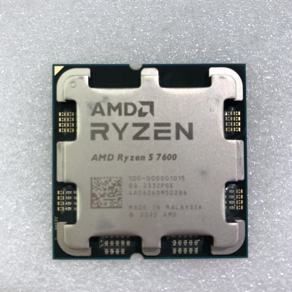 美品 AMD Ryzen 5 7600 納品書付き AMD Ryzen 5 7600X3D - Zen 4 6-Core 4.7 GHz - Socket AM5