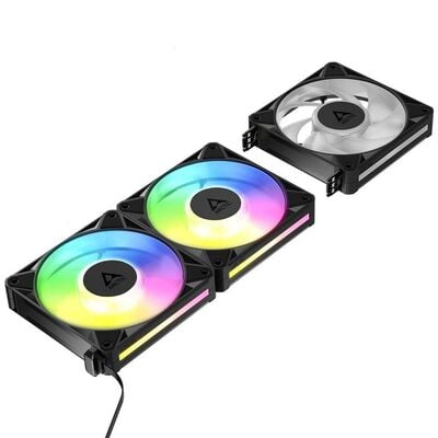 ARCTIC  BioniX P12 A-RGB - 3 Pack ACFAN00337A (120mm ARGB ブラック 3個パック) 