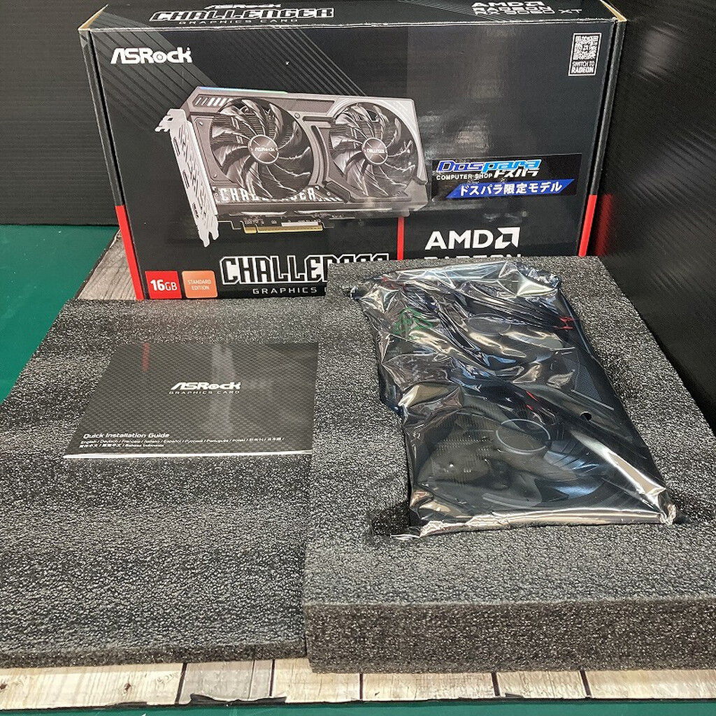 中古 ASRock RX9060XT CL 16G (RX9060XT Challenger 16GB) 188998