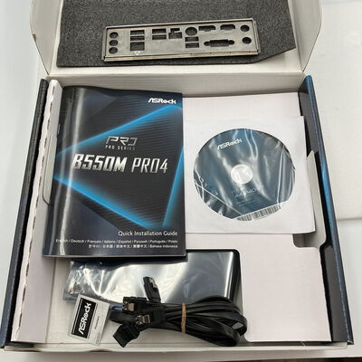 【新潟店】中古  ASRock B550M Pro4 (B550 AM4 mATX DDR4) 142938 