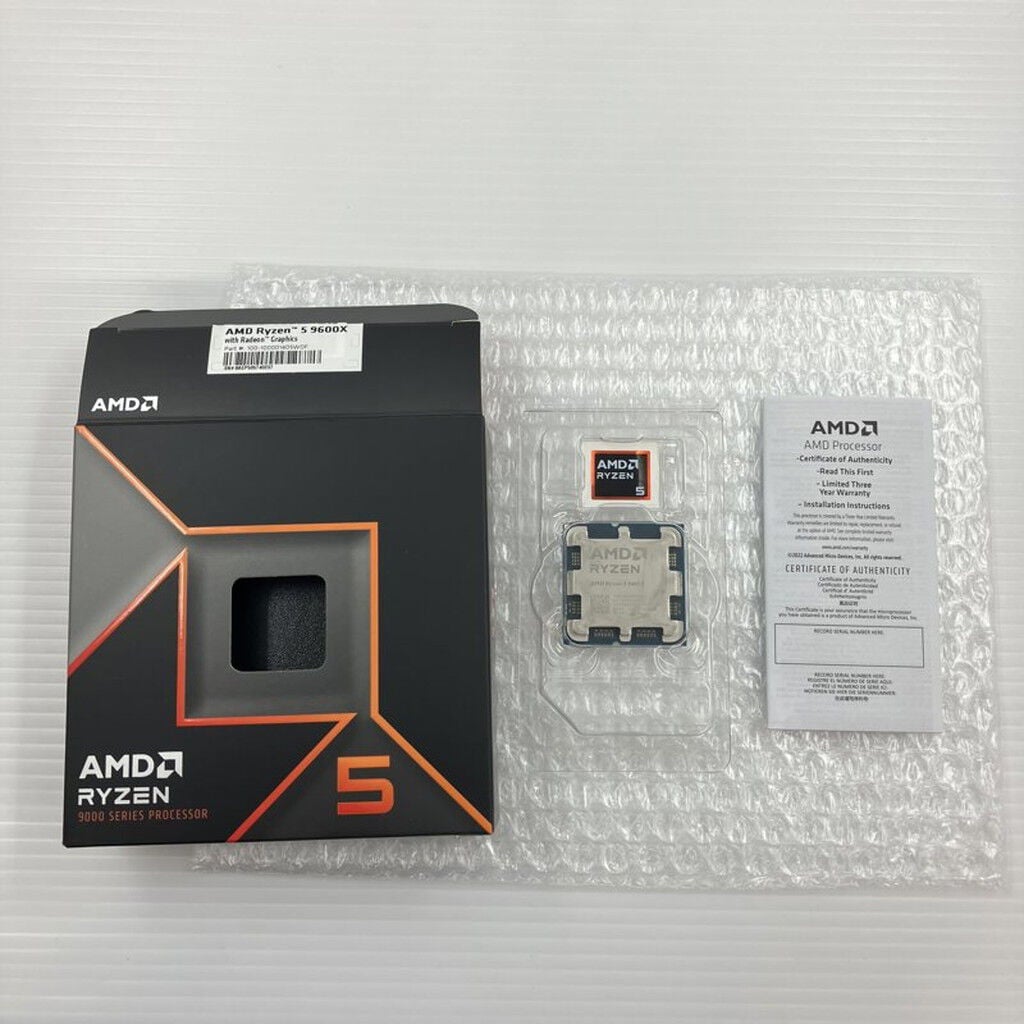 中古 AMD Ryzen 5 9600X (AM5/3.9GHz/38M/C6/T12/65W) 169023 （386813