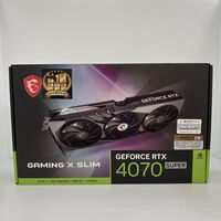 中古  MSI GeForce RTX 4070 SUPER 12G GAMING X SLIM (RTX4070 SUPER 12GB) 163391 