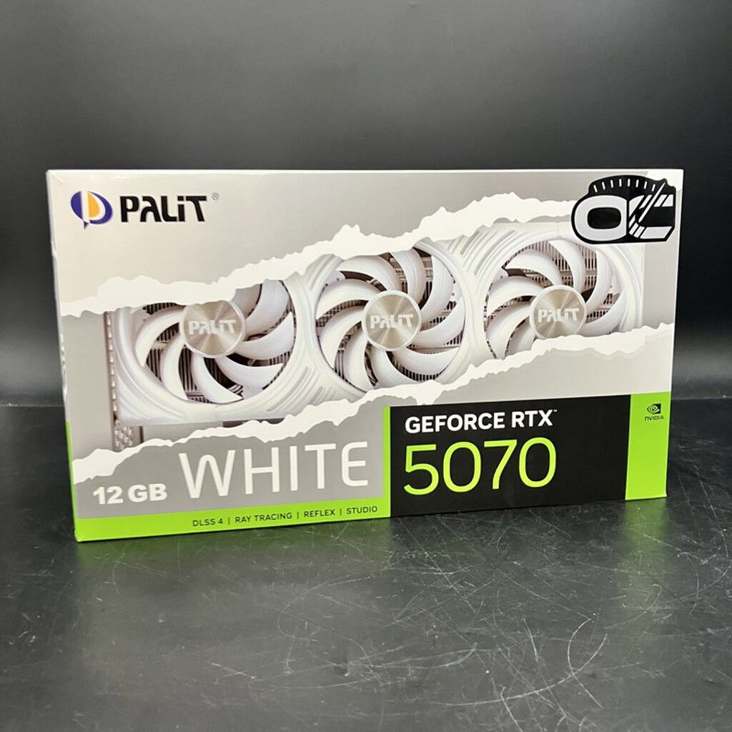 中古 Palit NE75070U19K9-GB2050W (RTX5070 12GB WHITE OC) 188946
