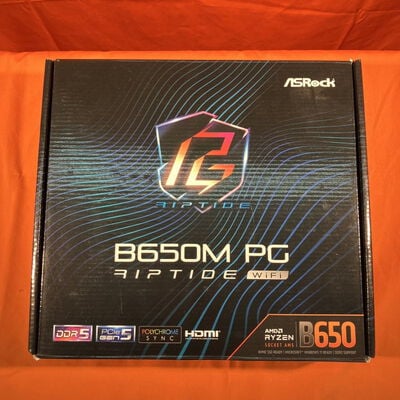 【なんば店】中古  ASRock B650M PG Riptide WiFi (B650 AM5 mATX DDR5) 3280021785 