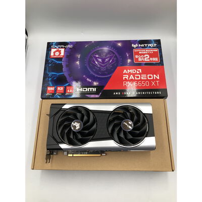 【水戸赤塚店】中古  SAPPHIRE NITRO+ Radeon RX 6650 XT GAMING OC 8GB GDDR6(RX 6650XT 8GB) 4680003430 
