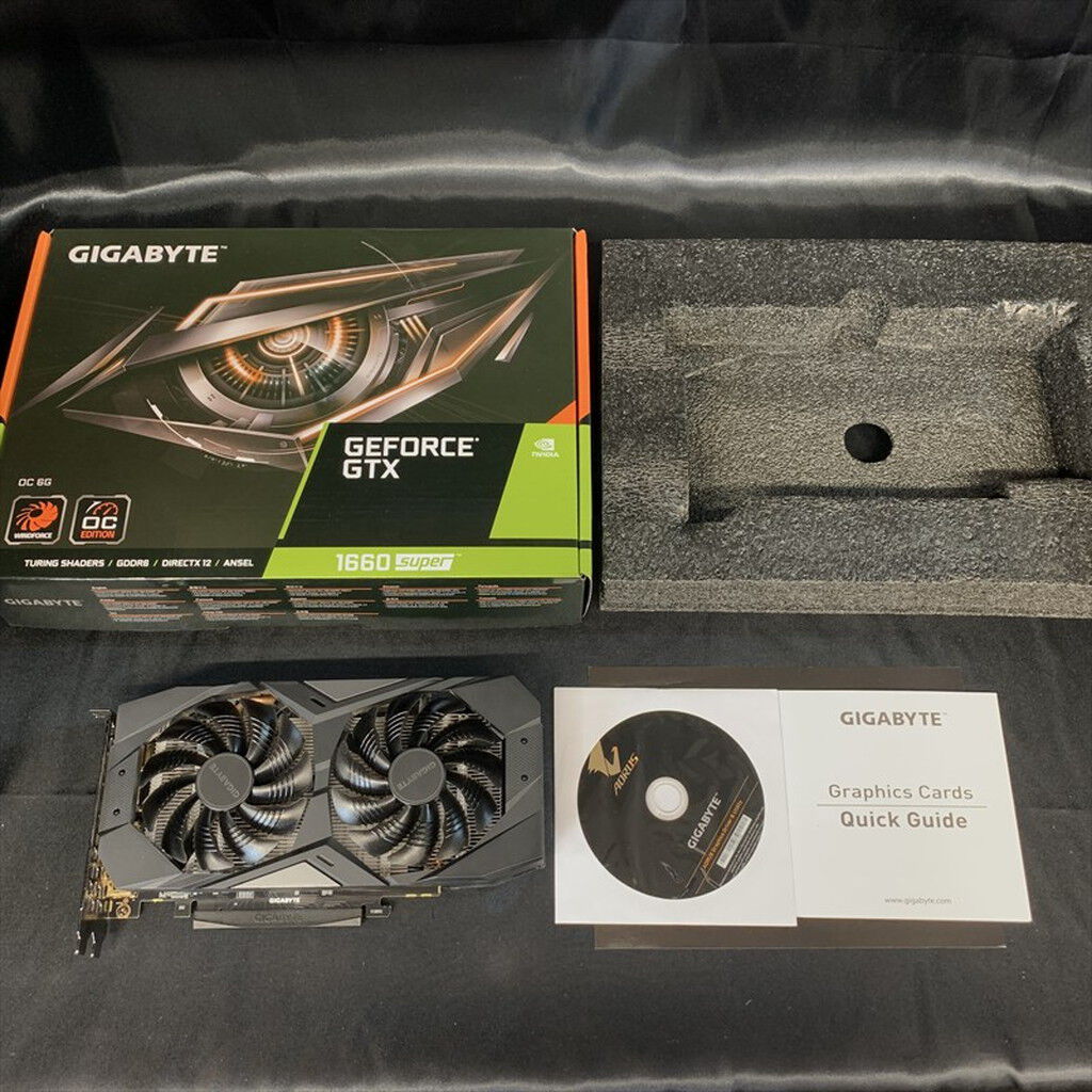 中古 GIGABYTE GV-N166SOC-6GD (GTX1660 SUPER) 141206 （376873