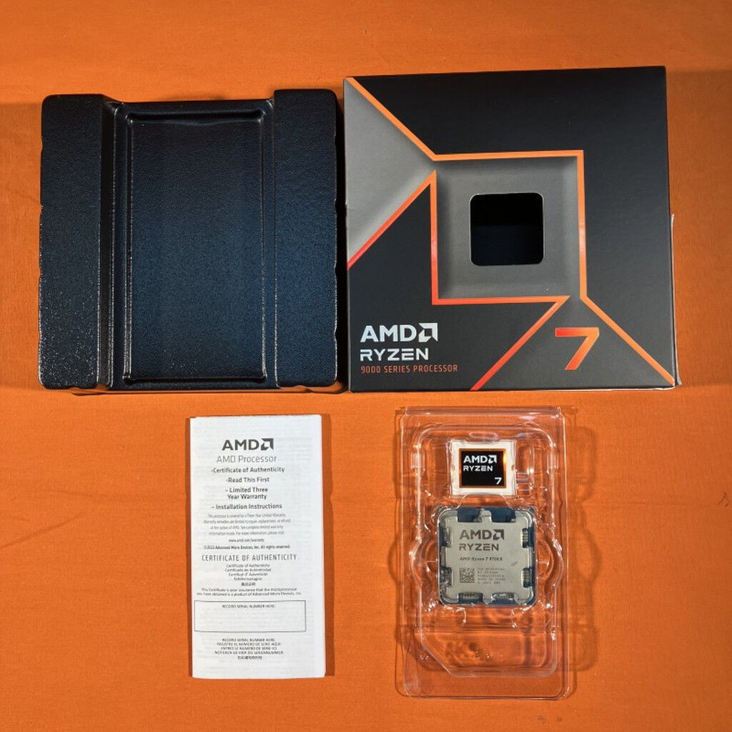 中古 AMD Ryzen 7 9700X CPU 中古 AMD Ryzen 7 9700X (AM5/3.8GHz/40M/C8/T16/65W) 169022