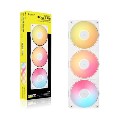 Corsair  iCUE LINK RX360 II Unified Frame RGB Fans Starter Kit White CO-9051060-WW (ホワイト) 
