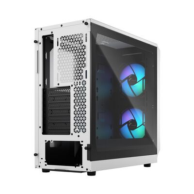 Fractal Design  Focus 2 RGB White TG Clear Tint FD-C-FOC2A-04 (ATX ガラス ホワイト) 