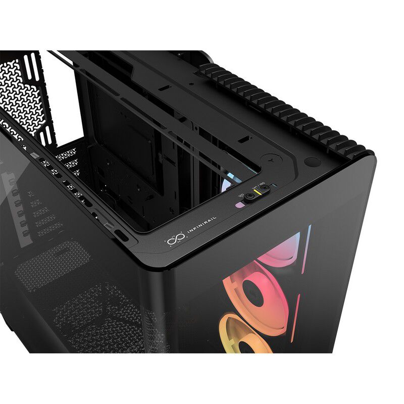 Corsair FRAME 4500X LX-R RGB iCUE LINK Panoramic Glass Black CC