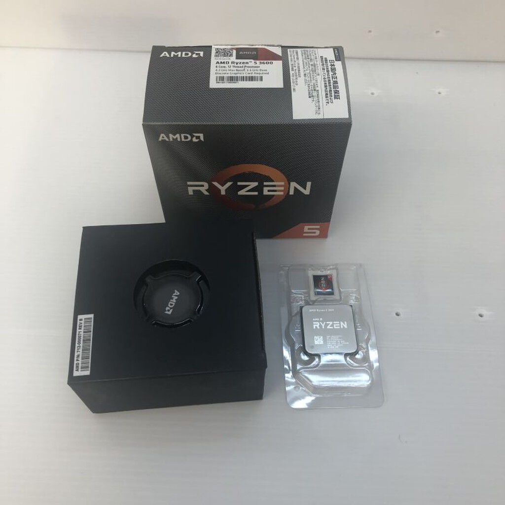 中古 AMD Ryzen 5 3600 (AM4/3.6/35M/C6/T12/65W) 140027 （374042