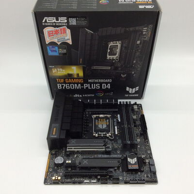 【浜松店】中古  ASUS TUF GAMING B760M-PLUS D4 (B760 1700 mATX DDR4) 1300007680 
