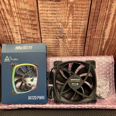 【富士青葉店】中古  MONTECH AX120 PWM Black(120mm ARGB PWM) 5070002329 